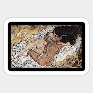 Egon Schiele - Embrace Sticker